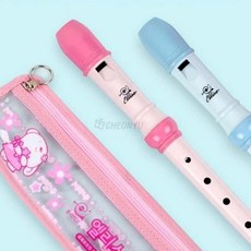 살림냥 소프라노 칼라 리코더 악기리코더, 핑크