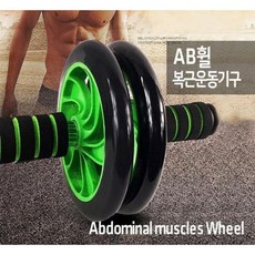 AB휠 복근운동 뱃살운동 AB슬라이드 코어 홈트레이닝, 그린