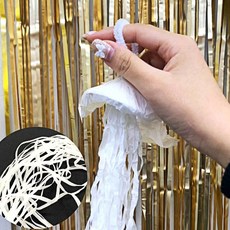 생일 파티 축포 줄폭죽 화이트 폭죽 축포 생일 줄폭죽