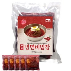 NEW 고향식품 옛맛 냉면비빔장 80gX5개입 매콤새콤한 비빔 양념장 400g 비빔국수, 5개, 80g