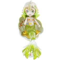 라푸유 인어공주피규어 액션피겨 BJD 구제관절 인어피규어 1:12관절인형 책상인테리어 여자친구선물 인형장식 인어피겨 L9910, 1개, 루안루안, 21cm