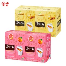 꽃샘 꿀생강차 포션 2개 +꿀자몽차 포션 2개 (60개입), 1세트