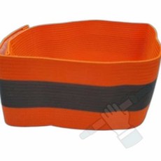 작업용 안전 반사 형광 각반 안전밴드 주황 1개 안전밴드, ORANGE