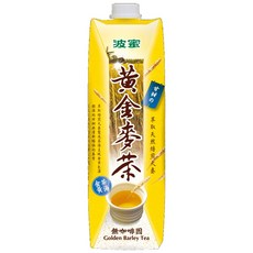 波蜜 黃金麥茶 無咖啡因 台灣, 10個, 1L