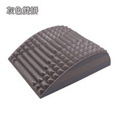 腰背伸展器 腰椎拉伸器, 1個, 雙拼【灰色】