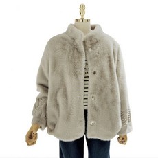 [백화점 홈쇼핑 정품] 에이비에프지 하이넥 소매포인트 에코퍼자켓 AZZ4HF01