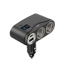 BRUCE PRO 雙孔充電器，支援PD3.0/QC4，黑色/紫色, PRO雙孔可折PD3.0/QC4插座-黑, 1個