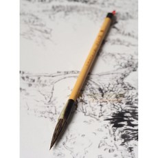 汶采山馬筆 2號 台灣製 書畫毛筆, 詳見包裝