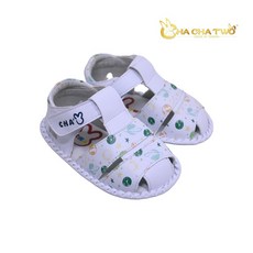 【恰恰兔】台灣手工製經典寶寶學步涼鞋【24023】真皮鞋墊吸汗透氣