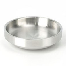 초살림 무광 스텐 이중 찬기 13.4cm 스텐식기