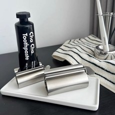 대형 치약짜개 스테인리스 욕실 치약디스펜서 스탠드 34894PC 1(PC), 대형-클렌저용