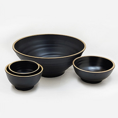 멜라민 면기 볼 공기 대접 업소용 그릇 이천먹토, 1개, 11 전통볼 10볼 (TG-55100)