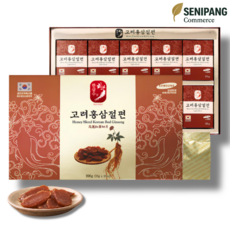 한삼수 고려홍삼절편 명절선물세트 쇼핑백포함 20g x 10개입 200g 1개, 1박스