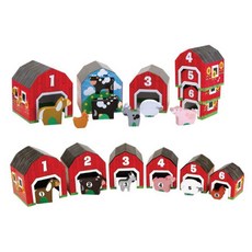 晴晴百寶盒 美國進口數字配對學習農場 Melissa＆Doug扮演系列手眼協調益智玩具W672, 1個