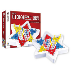 코리아보드게임즈 뉴 다이아몬드 게임, 1개, 혼합색상 (MiX)