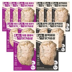 육식토끼 통살 닭가슴살 다이어트 식단 2종 혼합 (클래식+블랙페퍼), 70g, 12개
