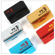 명품철제초크 당구초크 명품초크 세트 (초크+ 초크케이스), 1개, 레드(빨강)