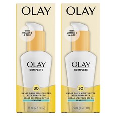 올레이 컴플리트 UV365 데일리 모이스쳐라이저 SPF30 Olay Complete Daily Moisturizer With Sunscreen, 2개, 75ml