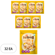 아이배냇 꼬마 칼슘 한입 하이롤 50g, 32개, 더블치즈