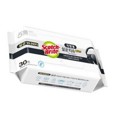 3M 차량용 살균티슈 30매 오염제거 자동차 세정 학원 식당