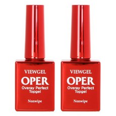 뷰젤 오빠 탑젤, 투명, 10ml, 2개