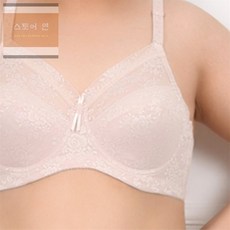 스토어연 편안한 노몰드 넓은 날개선 와이어 빅사이즈 B컵 브래지어 브라