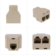 [5개묶음] 어뎁터 어댑터 케이블 연장선 분배 RJ11케이블 RJ11 ps0+7924HR, 9개