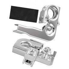 QAGGUM 포드 쉐보레 닷지 링컨 자동차 및 픽업 트럭에 맞는 터미널 세트 포지티브 네거티브 배터리 교체 926-601 926-879 보조 포스트 1개 포함, QAGGUM 포드 쉐보레 닷지 링컨 자동차 및 픽업 트