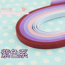 衍紙畫套裝 35色進口漸變色系衍紙條, 1個, 棕色系,3mm