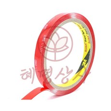 VHB 4910 하이패스 투명 앙면테이프 10mmx1.5M
