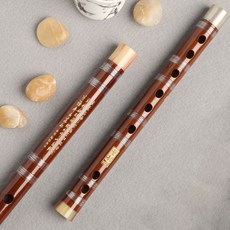 笛子初學成人苦竹笛 精製入門e橫笛 零基礎g調f c女民族樂器, 原色雙插兩節,F調, 1個