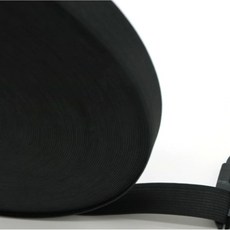 고무밴드 허리끈밴드 너비 6cm 40M 1롤, 1개, 블랙