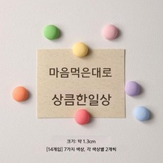 냉장고 자석 칠판 사진꽂이 클립, 12개입 다양한 색상 큐브