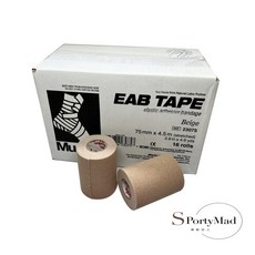 慕樂 Mueller 3吋 重彈力伸縮繃帶 STRETCH TAPE 與 EAB彈性繃帶 (運動狂人), 1個, 3吋重彈不挑色 1卷