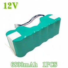 Ecovacs Deebot DE5G DM88 902 901 610 DE33 DG710 DN33 DM65 DT88 로봇 진공 청소기 12V와 호환되는 DE55 배터리, [04] 12V 6800mAh 1PCS