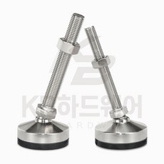 SMFNR-59-12 SMFNR-59-16 스텐 무가공 조절좌 각도조절 방진용 산업용기계 공업용기기 조절발 높이조절 레벨풋 너트포함 스테인리스 STS304 KB하드웨어