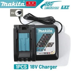 18V 14.4V DC18RC 리튬 이온 배터리 3A 충전기 오리지널 마키타 BL1860B BL1415 전동 공구, 05 DC18RC x1-US, 1개