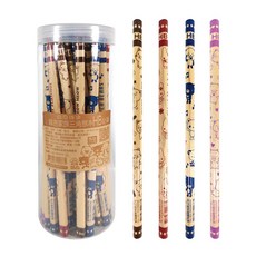 【文具通】筜翔 麻吉家族 鉛筆 A1110670, 1個, 三角桿 原木色 HB 50支裝