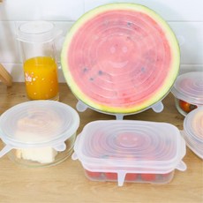 식약청인증 신축성 밀폐 실리콘 음식물커버 찌개덮개 이물질 요리재료 뚜껑, 1개