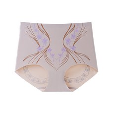 女士收腹內褲 中高腰無痕塑身褲 提臀美體 高彈裸感大碼