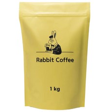 래빗커피 하우스 블렌드 브라질 콜롬비아 원두커피 원두콩 가성비 갓볶은 원두, 1개, 1kg, 홀빈(분쇄안함)
