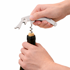 벨이지몰 소믈리에 스틸 휴대용 와인 오프너, 1개, 은색