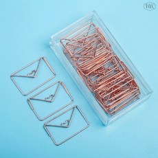 디자인 클립 사무용 서류 인덱스 대형 페이퍼 클립 북마크 1통