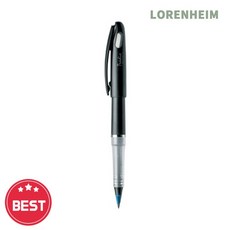 로렌하임 트라디오펜 청색 생잉크 수성펜 사무용 단품 사무펜