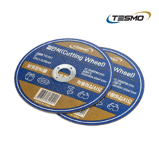 테스모 절단석 4인지 5인치 스텐 철재용 그라인더날 저분진 부직포강화 10P, 1세트, 4인치 10매