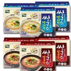 백제 쌀국수 멸치맛15+얼큰한맛15 한박스, 92g, 36개