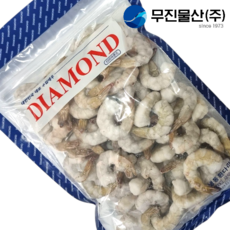 다이아몬드 냉동 생 칵테일새우 900g 16/20 감바스 두절 탈각 새우, 1개, [16/20] 다이아몬드