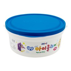 아모스 아이클레이 대용량 유아용 점토, 파랑, 400g, 1개