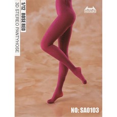 HASUKI 액션 피규어 타이즈 레깅스, C. SA0103 로즈 레드