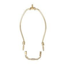 B&P Lamp® 30.5cm(12인치) 레귤러 웨이트 램프 하프 황동 도금 스틸 마감, 기본 옵션